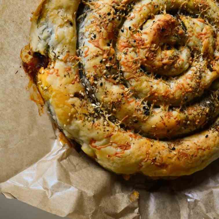 Rustic Savoury Snake Bake