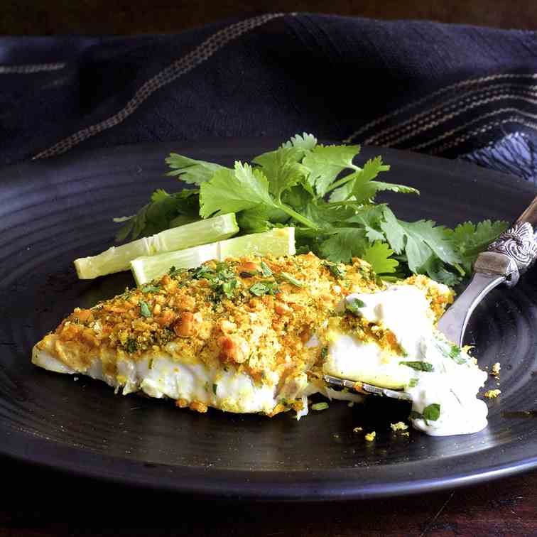 Chickpea Encrusted Barramundi