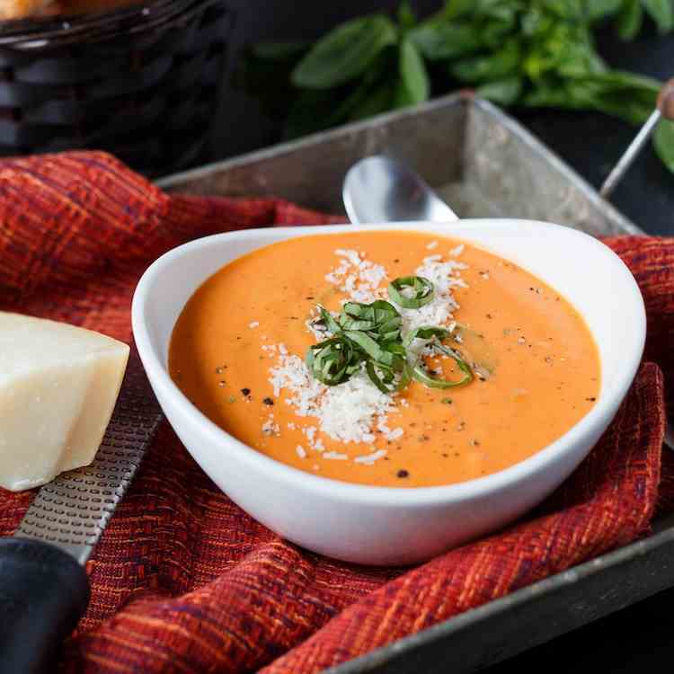 Creamy Tomato - Basil Soup