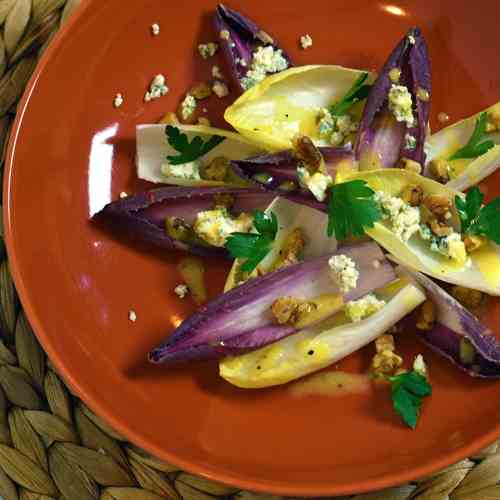 Endive, Stilton and Walnut Salad