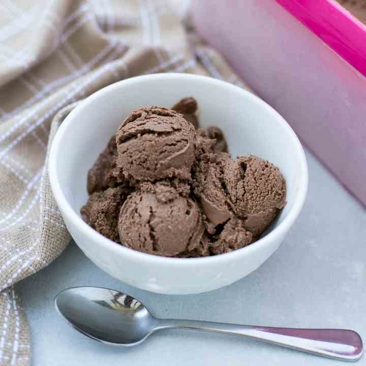 Keto Chocolate Avocado Ice Cream