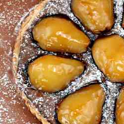 Chocolate Walnut Pear Crostata
