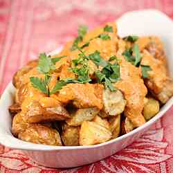 Crispy Baked Patatas Bravas