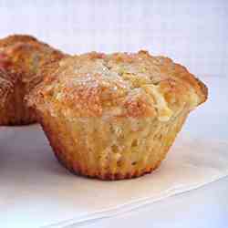 White choc strawberry surprise muffin