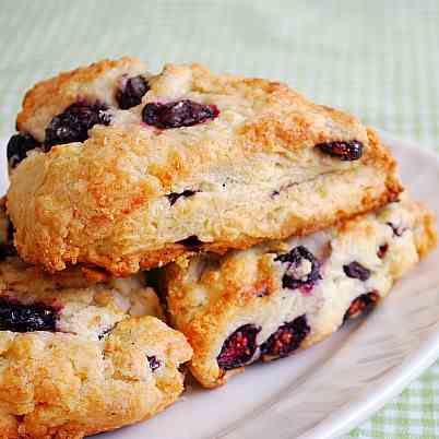 Blueberry Cream Scones