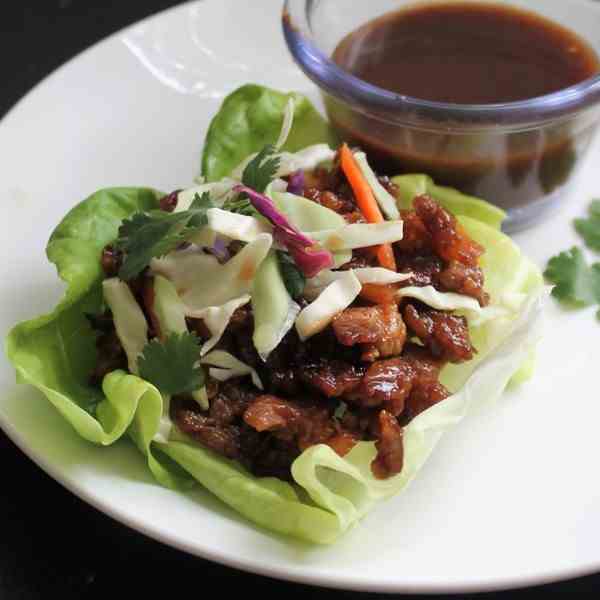 Thai Pork Lettuce Wraps