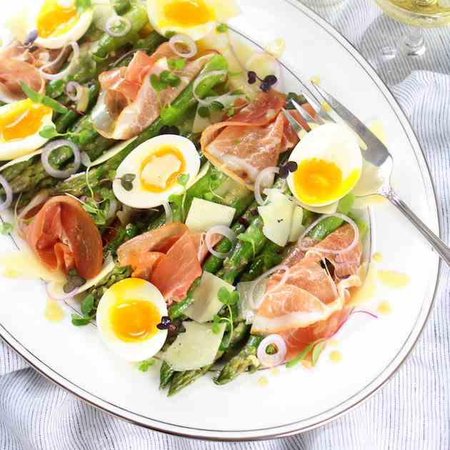 Asparagus Salad w Prosciutto