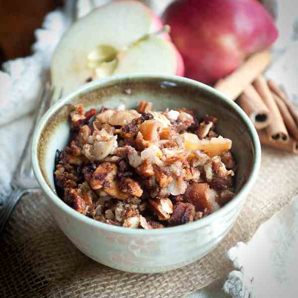 Grain and Sugar Free Apple Crisp