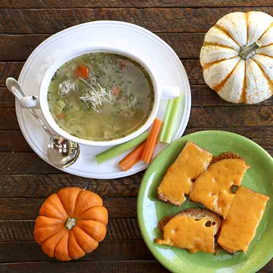 Hamburger vegetable soup