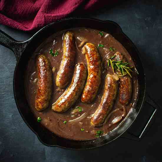 English Bangers and Mash Recipe