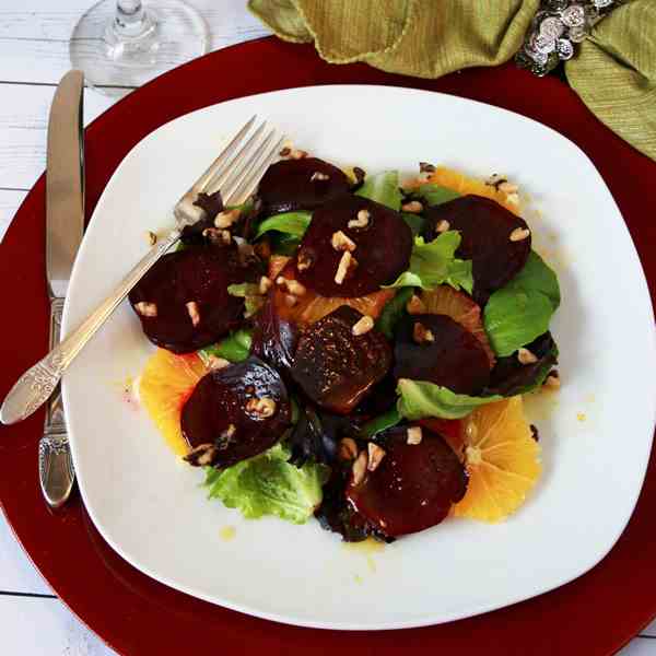 Roasted Beet and Orange Salad