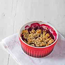 plum crumble