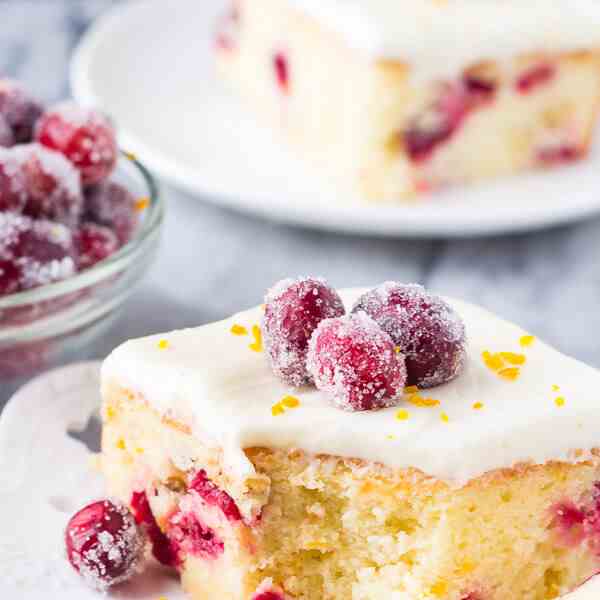 cranberry orange cake