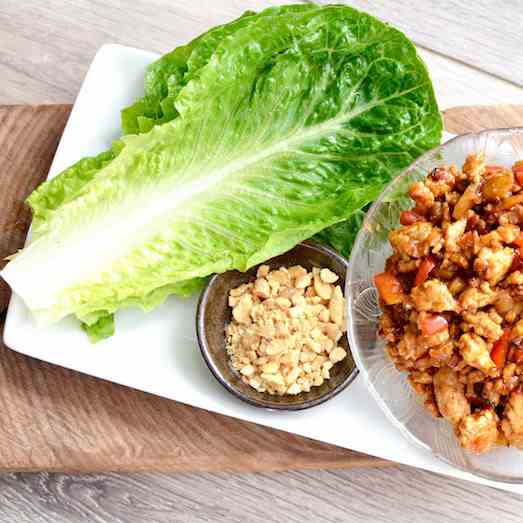 Asian Chicken Lettuce Wraps