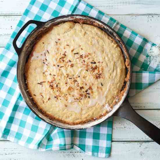 Coconut Buttermilk Skillet Cake