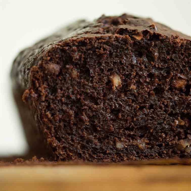 Chocolate Olive Oil Zucchini Bread 