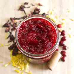 Cranberry Hibiscus Sauce