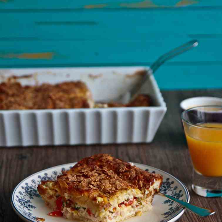 Breakfast Baked Egg Souffle