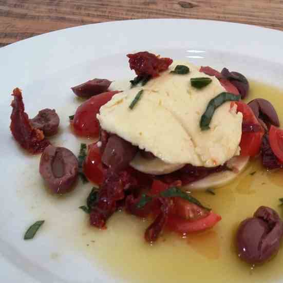 Marinated tomato salad