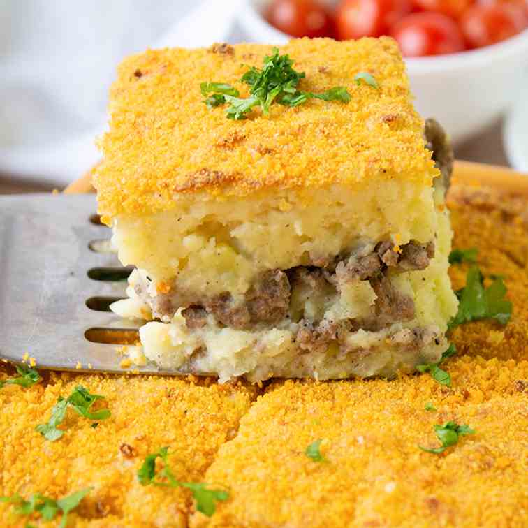 Beef And Mashed Potato Casserole