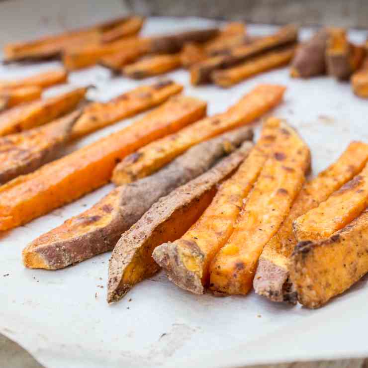 {Crispy} Sweet Potato Fries