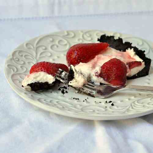No-Bake Fresh Strawberry Pie