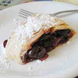 Fresh Cherry Strudel