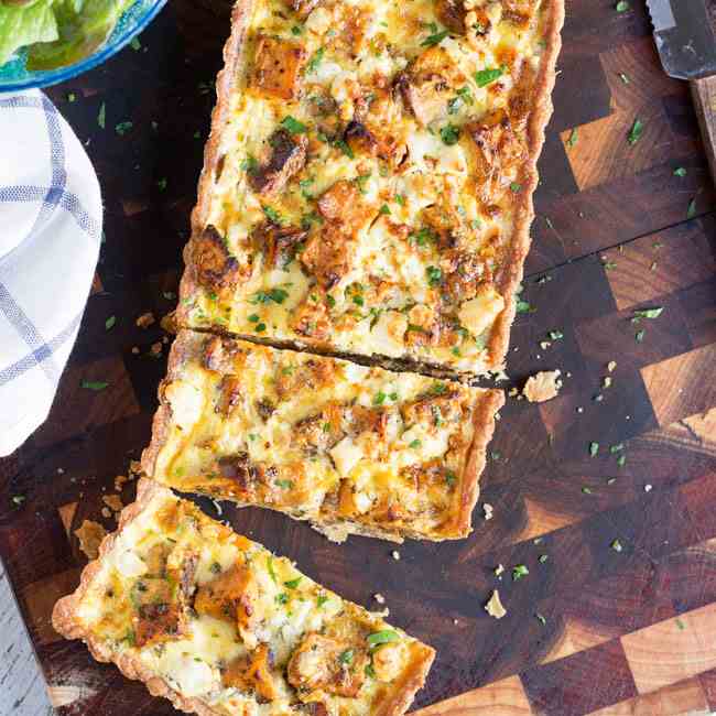 Sweet Potato - Feta Tart