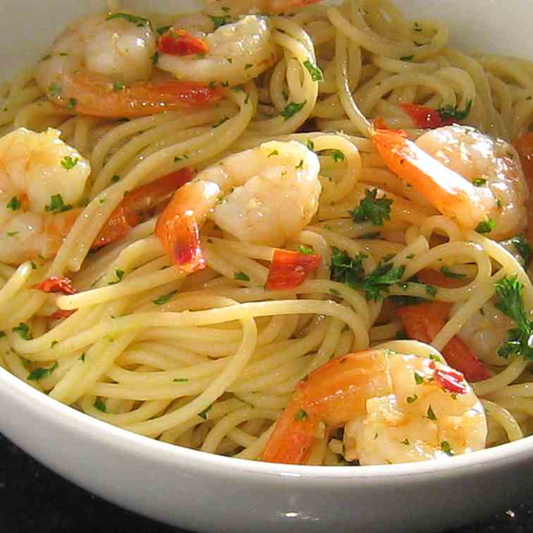 Chilli Prawn Pasta