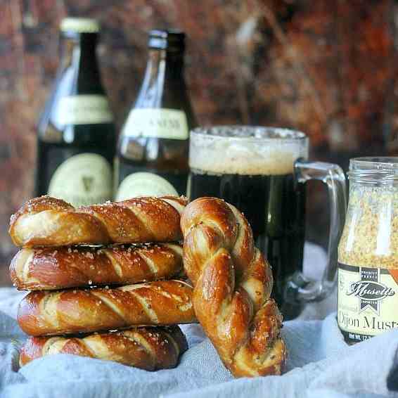 Dijon Stout Soft Pretzels