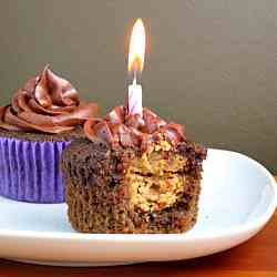 Chocolate Peanut Butter Cupcakes