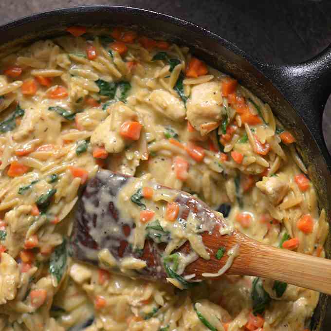 Creamy One-Pot Orzo 