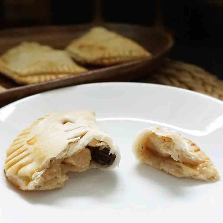 Rustic honeyed chicken hand pies