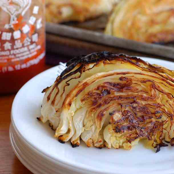 Roasted Cabbage Wedges