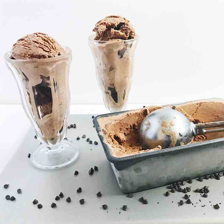 Triple Chocolate Cookie Dough Ice Cream