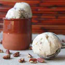 Sweet Potato Maple Pecan Ice Cream