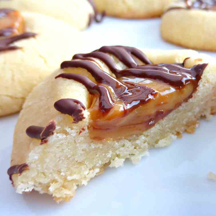 Caramel Thumbprint Cookies