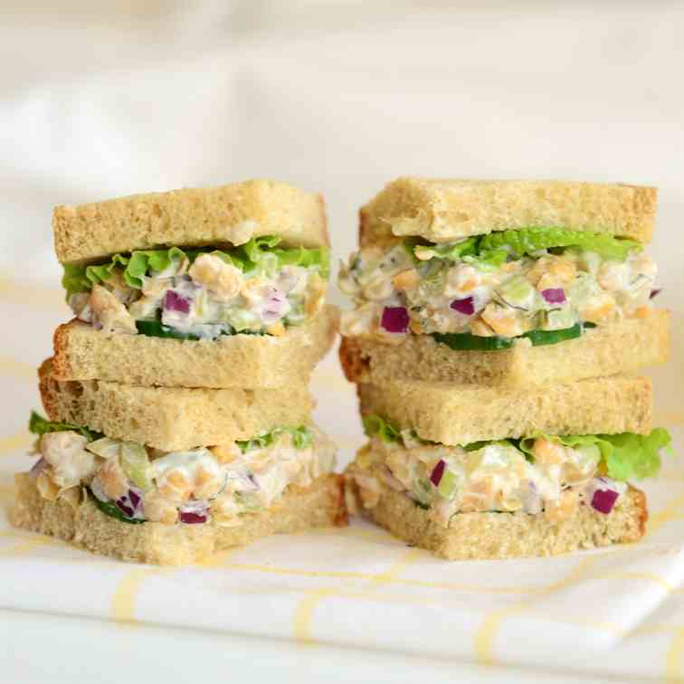 Chickpea Salad Sandwich