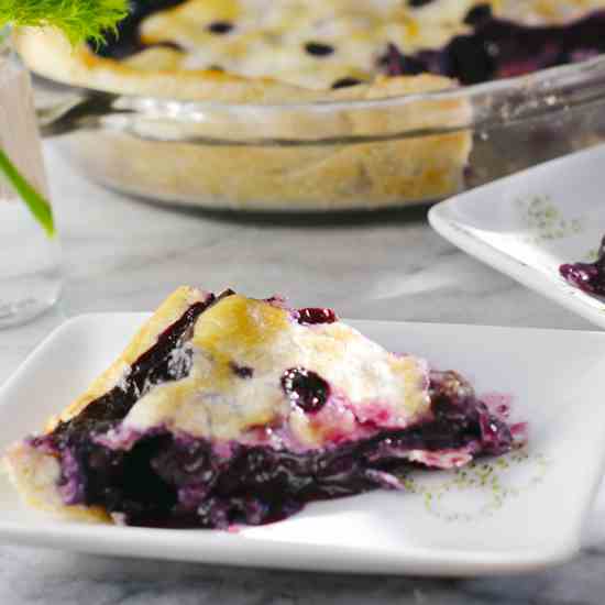 Blueberry Basil Pie