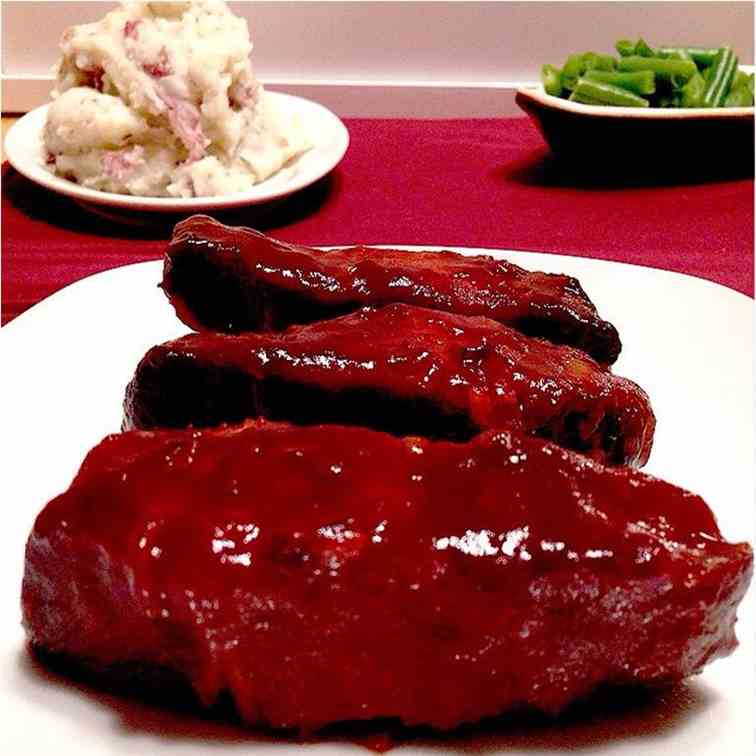 Honey BBQ Crock Pot Spare Ribs