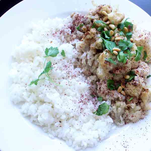 Cauliflower with Tahini