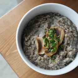 Oven-Baked Mushroom Risotto