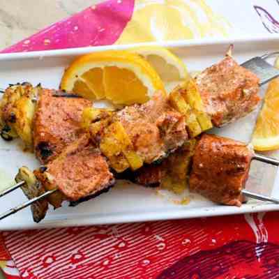 Paleo Salmon Kabobs Recipe