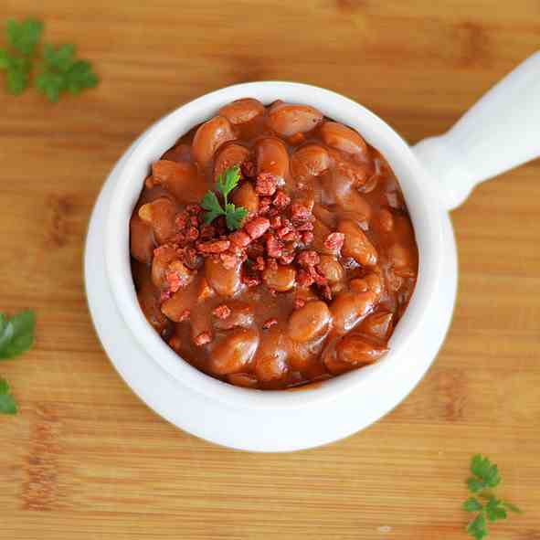 Vegan Brown Sugar Barbecue Baked Beans