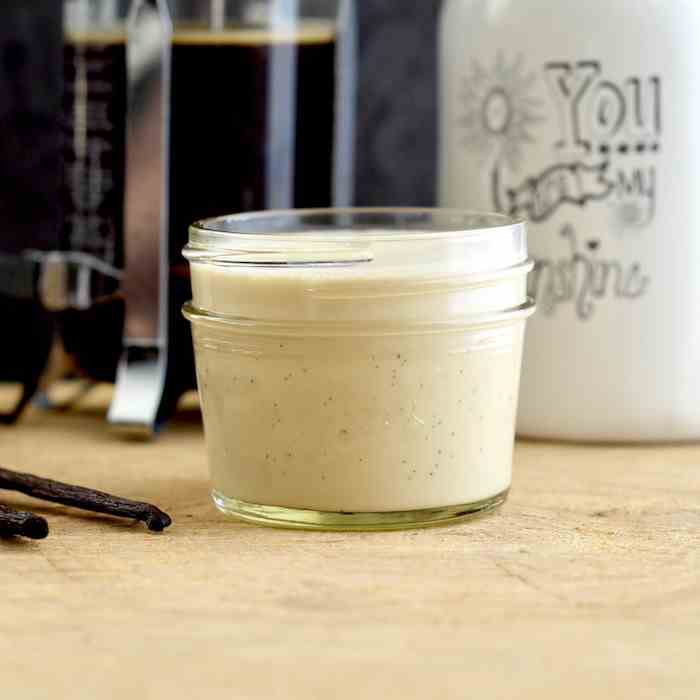 Paleo Vanilla Coffee Creamer