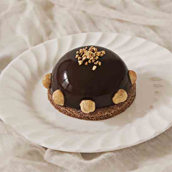 Hazelnut chocolate domes