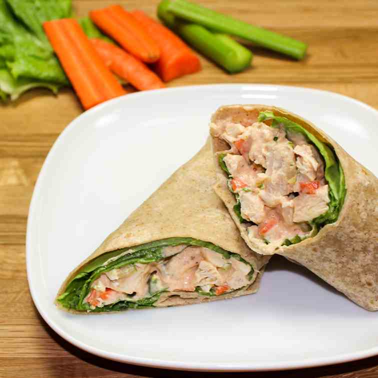 Buffalo Chicken Salad Wrap