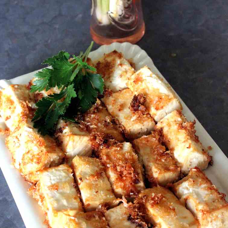 Chinese crispy-soft Coconut Tofu