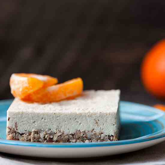 Raw vegan cheesecake