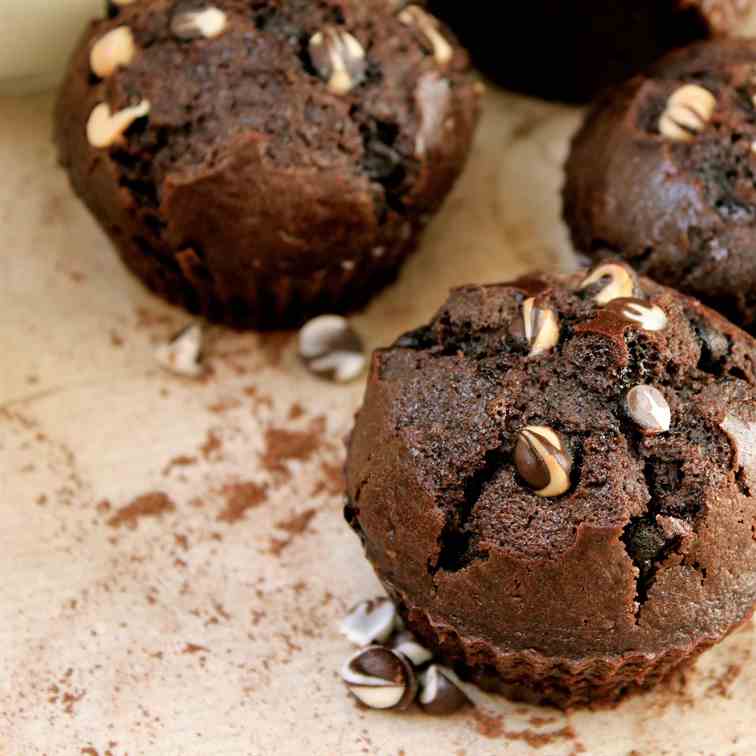 Whole Wheat Mocha Muffins